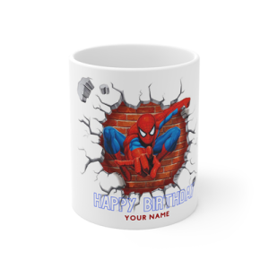 Personalised Spiderman Mugs | Theme Party